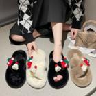 Christmas Fluffy Sandals