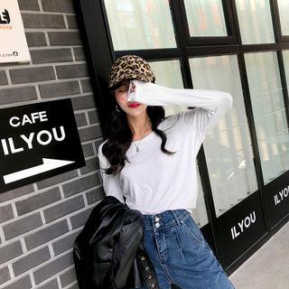 Round-neck Silky T-shirt In 7 Colors