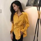 Wrap Shirt Yellow - One Size