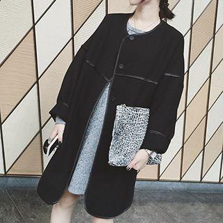Piped Trench Coat