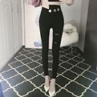 Asymmetric Ripped Skinny Pants