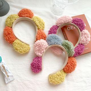 Contrast Color Fleece Headband