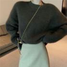 Plain Sweater / Mini Skirt