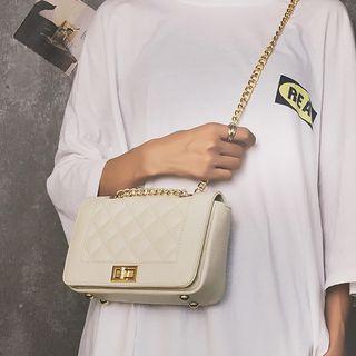 Chain Strap Twist-lock Crossbody Bag