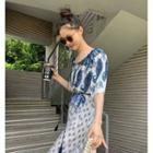Tasseled Maxi Paisley Dress