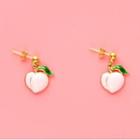 Peach Ear Stud / Clip-on Earring