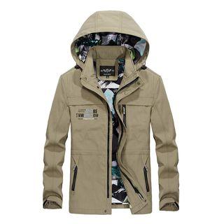 Hooded Stand-collar Jacket