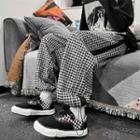 Houndstooth Loose Fit Pants