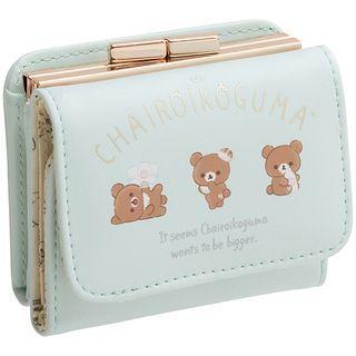 San-x Chairoikoguma Compact Wallet One Size