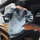 Stand Collar Oversized Hoodie