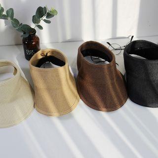 Woven Visor Hat