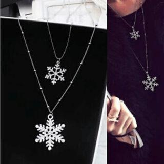 Layered Flake Necklace