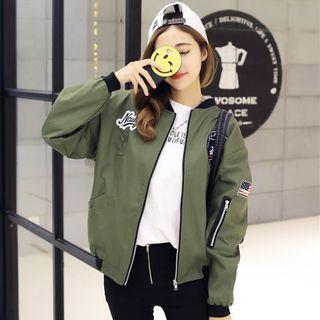 Patch Bomber Jacket