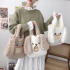 Animal Fleece Tote Bag