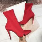 High Heel Pointed Mid-calf Boots