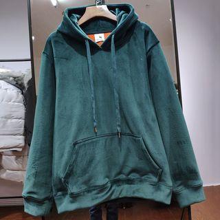 Velvet Hoodie As Shown In Figure - One Size