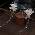 Wedding Flower Fringed Eyeglasses / Headpiece