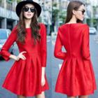 Embossed Formal Dress