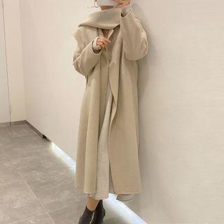 Set: Hooded Coat + Scarf