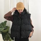 Striped Padded Vest