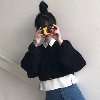 Plain Shirt / Plain Sweatshirt / High-waist Plain Skirt