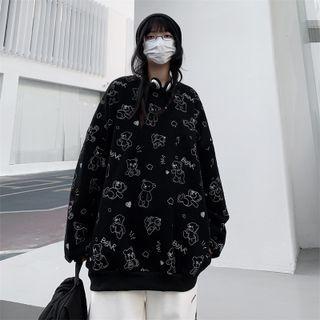 Bear Pattern Sweatshirt