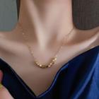 Cube Necklace 1 Pc - K15-xl107 - Gold - One Size