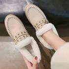 Platform Belted Moccasins