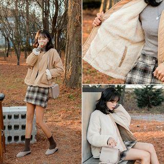 Reversible Fleece Short Jacket
