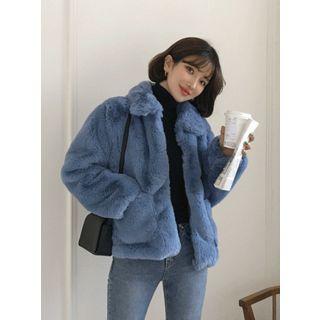 Loose-fit Faux-fur Jacket