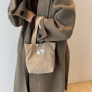 Mini Corduroy Tote Bag