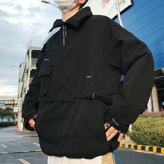 Turtleneck Half-zip Sweatshirt