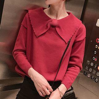 Bow-neck Sweater