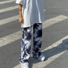Tie-dye Loose-fit Wide Leg Pants