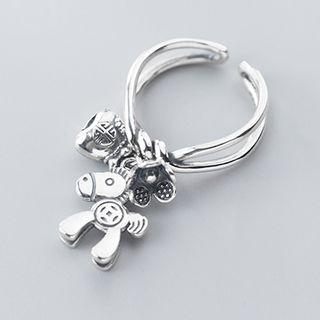 Horse Ring Ring - S925 Silver - Silver - One Size