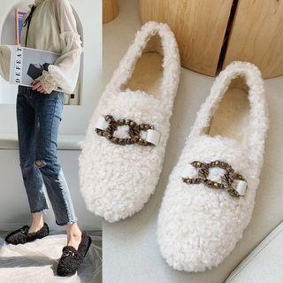 Faux Shearling Loafers