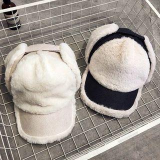 Corduroy Cap With Ear Flaps