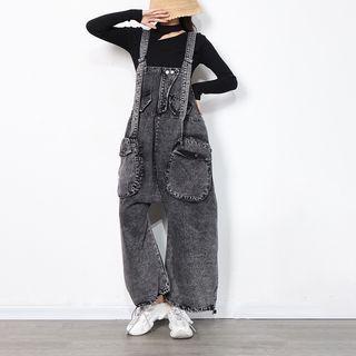 Wide Leg Jumper Jeans Gray - One Size