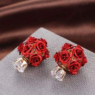 Rose Double-sided Earrings