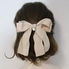 Ribbon Faux Pearl Hair Tie / Hair Clip