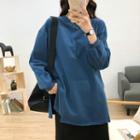 Side-slit Oversize Pullover