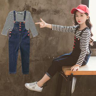 Set: Long-sleeve T-shirt + Jumper Jeans