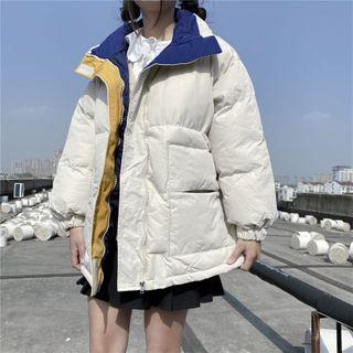 Padded Coat Beige - One Size