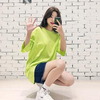 Neon Color Oversized T-shirt