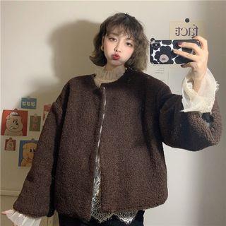 Reversible Leopard Loose-fit Coat