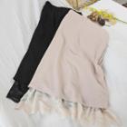 Plain Lace High-waist Skirt