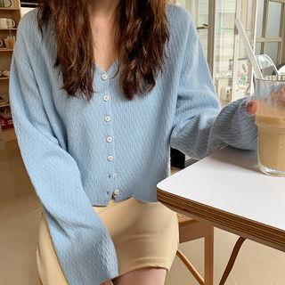 Cashmere Blend Buttoned Cardigan