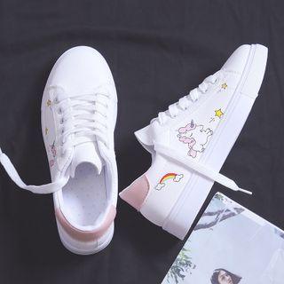 Unicorn Print Sneakers