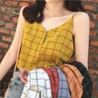Grid Camisole Top