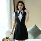 Mini A-line Jumper Skirt / Short-sleeve Shirt / Set